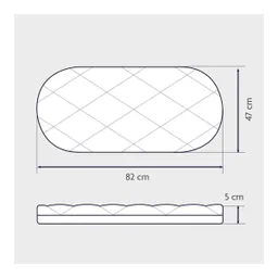 Julius Zöllner Julius Zöllner Matratze Dr. Lübbe Premium für Stubenwagen Maxi 82x47 cm – Produktbild 1 von 1