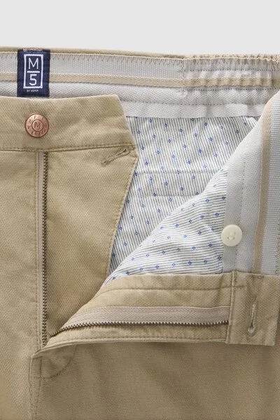M 5 BY MEYER M 5 BY MEYER Chino mit Stretchbund, Braun (sand), – Produktbild 8 von 8