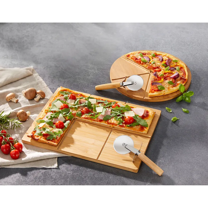 Kesper Bambus-Pizzabrett, Braun, – Produktbild 2 von 3