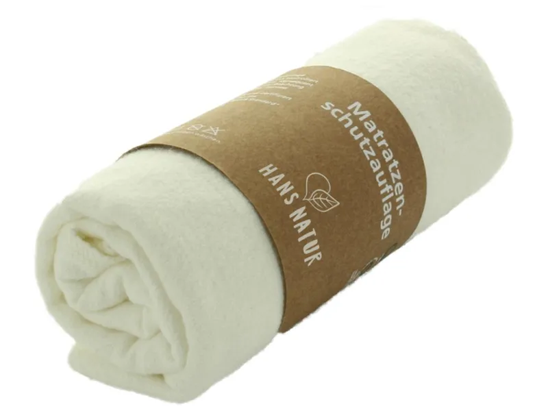 HANS NATUR Matratzenauflage Beistellbett Bio-Baumwolle natur Maße 89 x 50 cm, Natur, – Produktbild 1 von 2