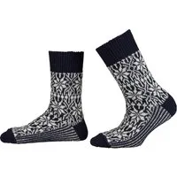 hirsch natur Hirsch Natur Unisex-Wollsocken 'Norweger Sternenmuster' blau/natur, Gr. 40/41 – Produktbild 1 von 1