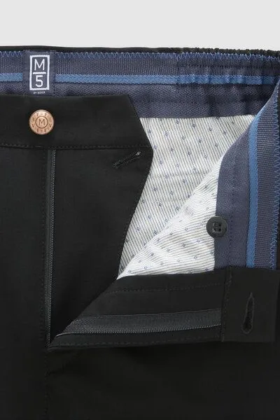 M 5 BY MEYER M 5 BY MEYER Chino mit Stretchbund, Schwarz (schwarz), – Produktbild 7 von 8