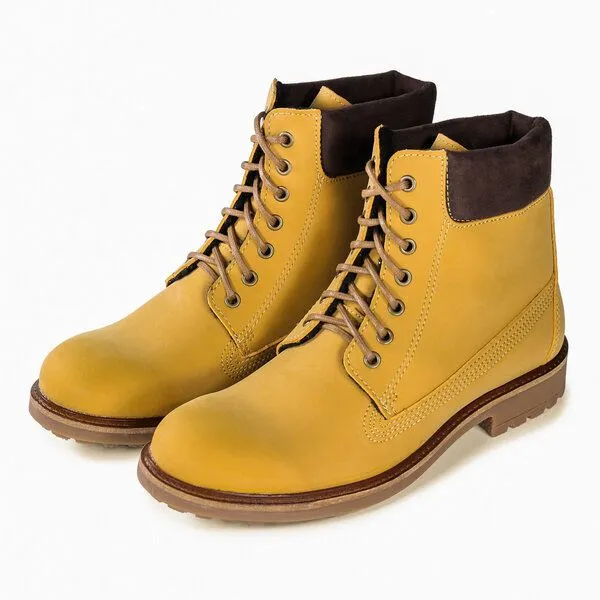 Fairticken Fairticken Gefütterte vegane Stiefel Unisex BEJA aus "NoBuck" (Microfaser), Hellbraun, – Produktbild 2 von 4