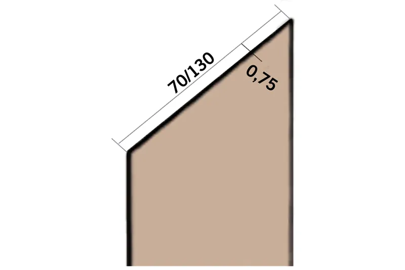 woodstore24 EPDM-Fugenband schwarz, Dicke 0,75 mm, 70 mm breit, 20 Meter/ Rolle – Produktbild 1 von 1