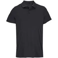 Sol s Sol's Sol´s Unisex Poloshirt Sport Kurzarm, Schwarz, – Produktbild 1 von 1