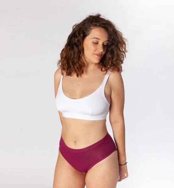 CASAGiN CASAGiN Bralette-BH aus ökologischer Pflanzenfaser, Weiß, – Produktbild 2 von 4