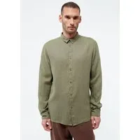 Givn Berlin Givn Berlin Langarmhemd GBKENT aus Leinen, Faded olive (linen), – Produktbild 1 von 1