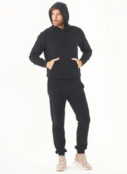 ORGANICATION ORGANICATION Herren vegan Kapuzenpullover Hoolden Schwarz – Produktbild 1 von 1