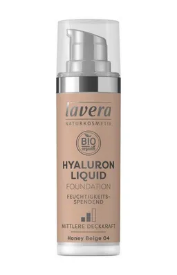 lavera Lavera Hyaluron Liquid Foundation Honey Beige 04 30 ml – Produktbild 1 von 1