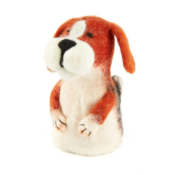short'n'pietz short'n'pietz Beagle als Filz Eierwärmer, Braun weiss, – Produktbild 1 von 2