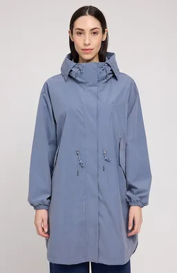 Mazine Mazine Damen vegan Parka Hell Schiefer Blau – Produktbild 1 von 1