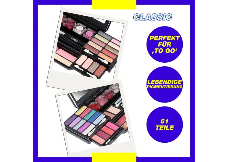 ZMILE COSMETICS Kosmetik-Set CLASSIC MAKE-UP SET, 51-tlg., mit veganer Formulierung, Bunt|schwarz, – Produktbild 4 von 5