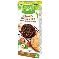 Le Moulin du Pivert Haselnuss-Mürbegebäck mit Zartbitterschokolade – Produktbild 1 von 1