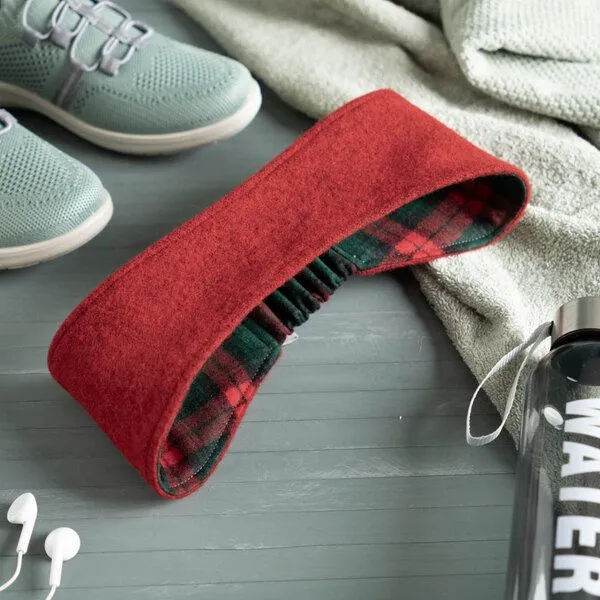 nahtur-design nahtur-design Ohrenwärmer | Stirnband aus Flauschloden | Wendefunktion, Rot_01 (rot), – Produktbild 1 von 4