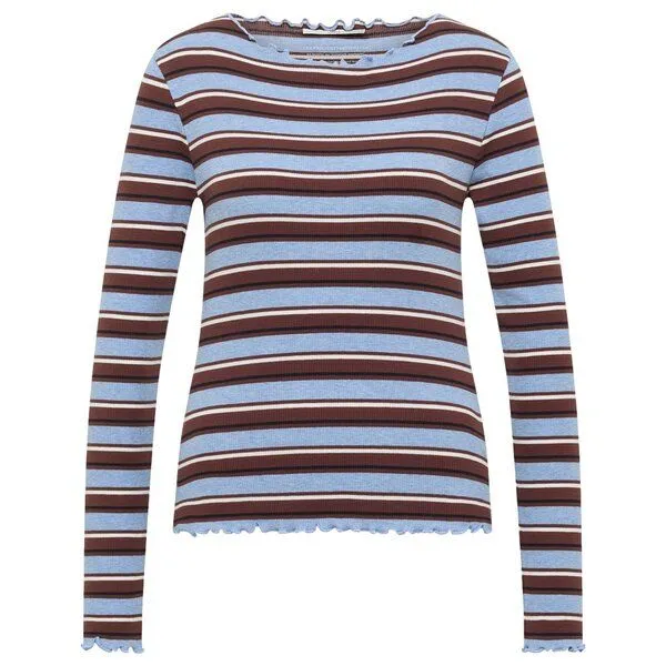 LANIUS LANIUS U-Bootshirt, Chocolate multicolour, – Produktbild 1 von 4