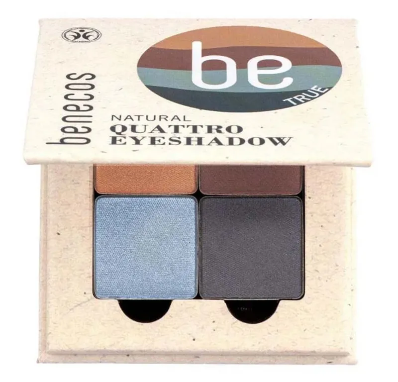 Benecos Benecos Natural Quattro Eyeshadow true blue 8 g – Produktbild 1 von 7