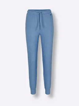 feel good Dehnbund-Hose mittelblau-meliert – Produktbild 1 von 1