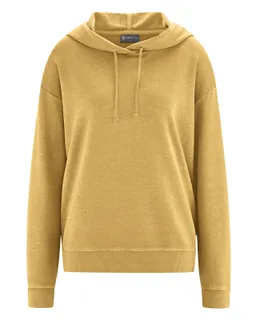 HempAge Hempage Damen vegan Bequemer Hoodie In Dijon Gelb – Produktbild 1 von 1
