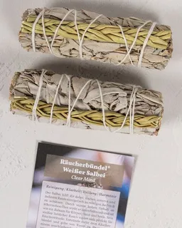 Oh Shanti Oh Shanti Räucherbündel Weißer Salbei mit Sweetgrass, 2er Set – Produktbild 1 von 1