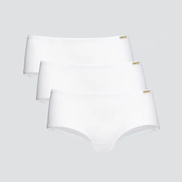 comazo|earth comazo|earth Fairtrade Panty, 3er Pack | GOTS zertifiziert, Weiss, – Produktbild 1 von 6