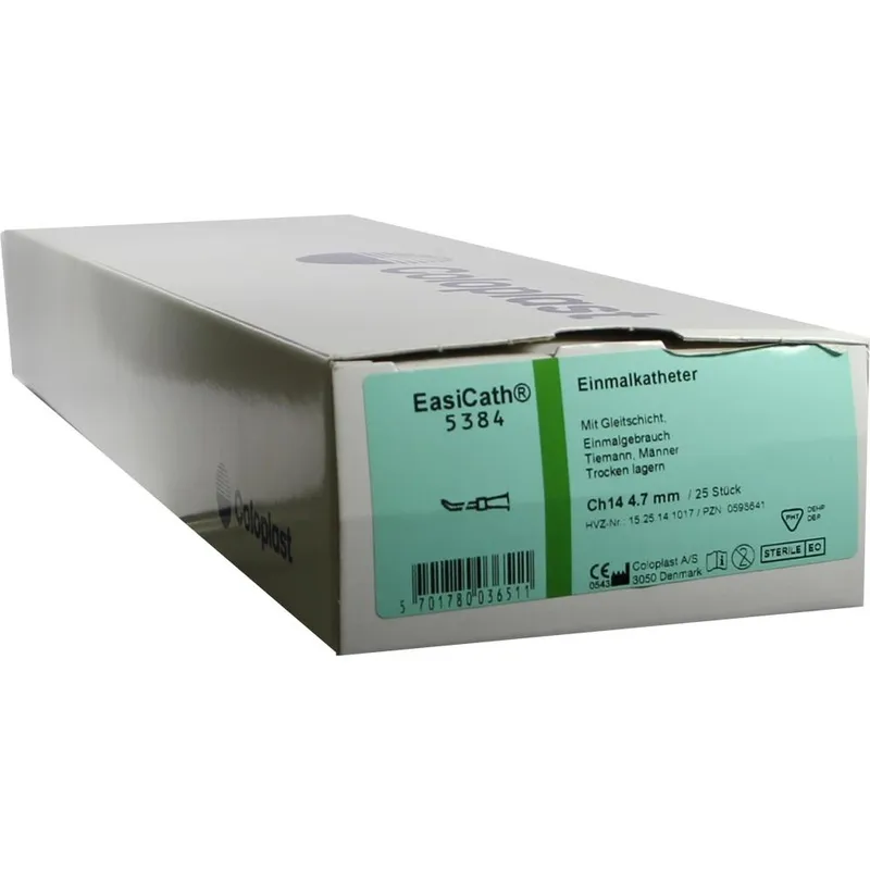 Coloplast EASICATH Einmalkath.Tiemann Ch 14 5384 Männer 25 St Katheter – Produktbild 1 von 1