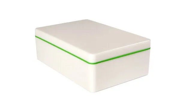 ajaa ajaa Die längliche Aufbewahrungsbox aus Biokunststoff 0,9 l, Lime, – Produktbild 1 von 4