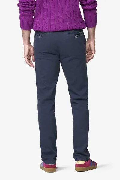 Meyer Meyer Chino mit Dehnbund, Blau (marine), – Produktbild 4 von 4