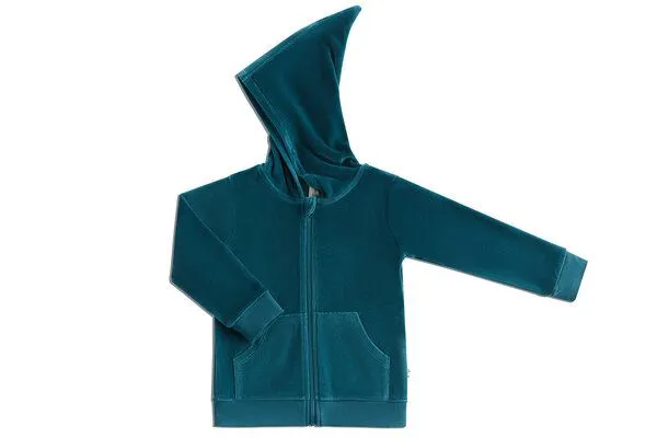 Leela Cotton Leela Cotton Nicky Kapuzenjacke Bio-Baumwolle, Tanne, – Produktbild 2 von 3