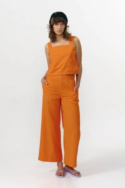 SUITE13LAB Suite13lab Damen-Straighthose ULLA, Orange, – Produktbild 1 von 3