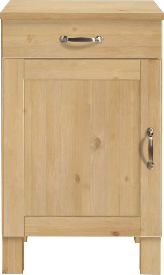 Home affaire Unterschrank Alby Breite 50 cm, 1 Tür, 1 Schublade, Beige, – Produktbild 3 von 5
