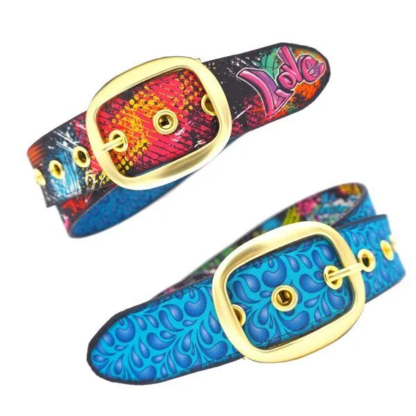 Seegarn Seegarn - Gürtel / Wendegürtel SeeFest 4cm, Gold, – Produktbild 1 von 4