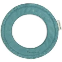 Pantolinos Frisbee Wurfring "Loop" aus pflanzlich gegerbtem Leder graublau Gr. L (22cm Durchmesser) – Produktbild 1 von 1