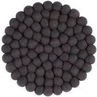 myfelt myfelt Filzkugel Topfuntersetzer (⌀ 20 cm), Anthrazit (kuno), – Produktbild 1 von 1