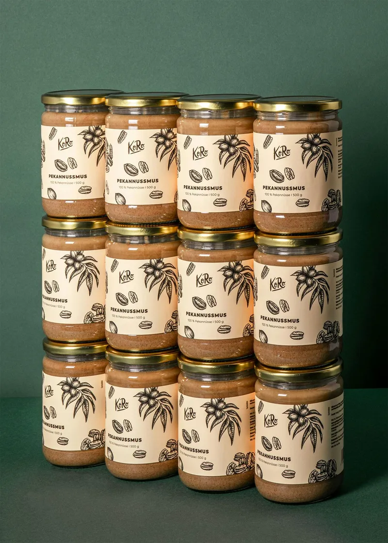 KoRo Pekannussmus 12 x 500 g – Produktbild 2 von 5