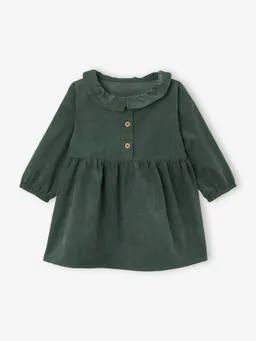 Vertbaudet Vertbaudet Baby Kleid aus Feincord mit Volantkragen n – Produktbild 1 von 1