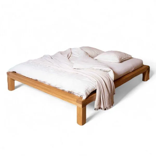 YAK holzraum YAK holzraum Bett YARON aus Eiche Massivholz in Überlänge – Produktbild 2 von 7