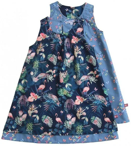 Enfant Terrible Enfant Terrible Wendekleid Dschungel-Schmetterlinge darkblue-sky, Blue, – Produktbild 2 von 3