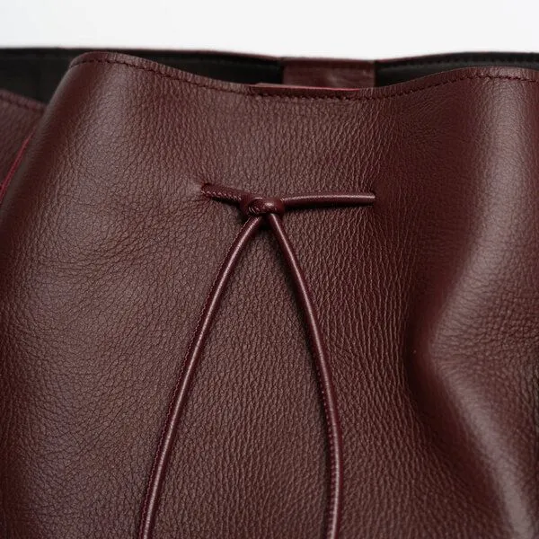 ann kurz ann kurz The Greatest Shopper – Shopper aus Leder, Grain leather burgundy, – Produktbild 4 von 4