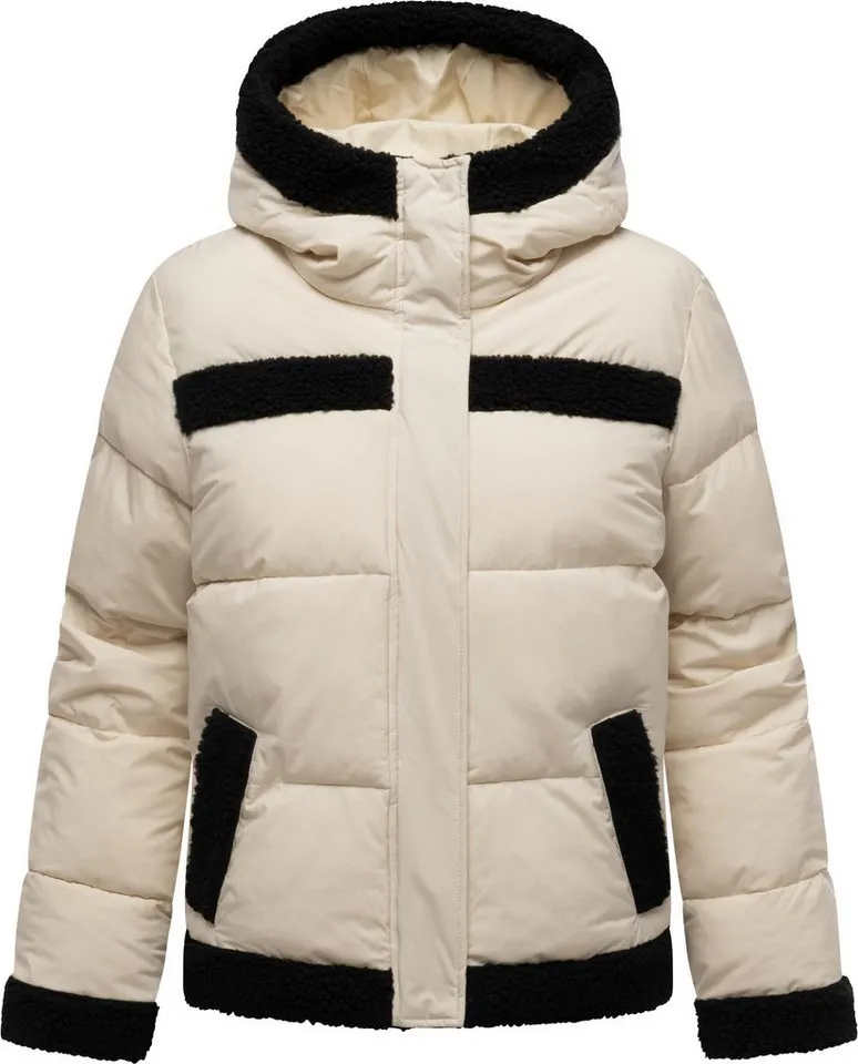 ragwear ragwear Winterjacke Editah YOUMODO warme modische Jacke mit Plüsch-Details, Braun, – Produktbild 2 von 5