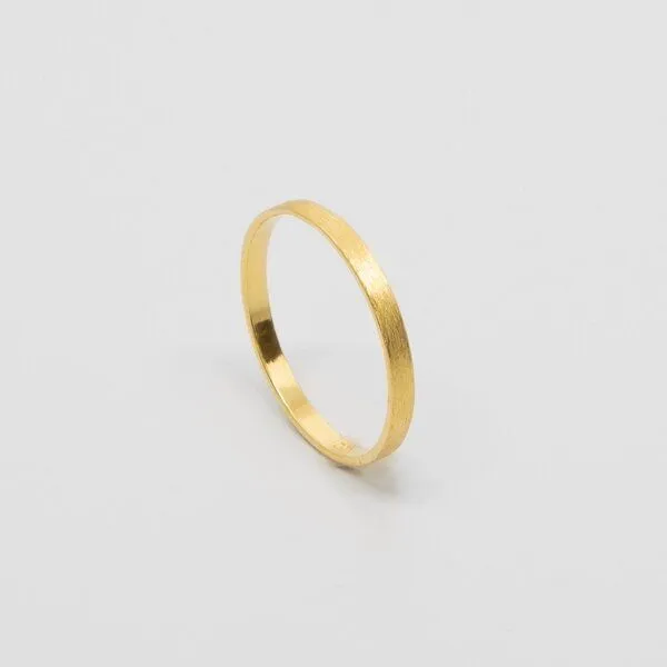 fejn jewelry fejn jewelry Ring 'satin band', Gold, – Produktbild 1 von 1
