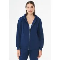 ORGANICATION ORGANICATION Sweatjacke aus Bio-Baumwolle, Navy, – Produktbild 1 von 1