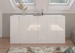 xonox.home Schuhschrank Kommode Projekt X, weiß Hochglanz – Produktbild 1 von 1