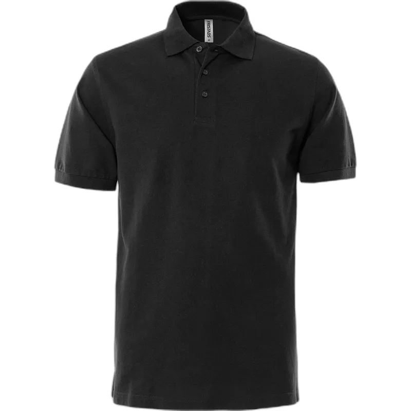 Fristads Polo-Shirt Fristads 1724 PIQ, Schwarz, – Produktbild 1 von 2