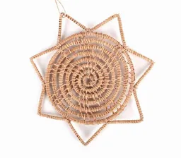 El Puente El Puente Weihnachts-Deko "Stern", 2er-Set | Fair Trade & Handmade aus Bangladesch – Produktbild 1 von 1