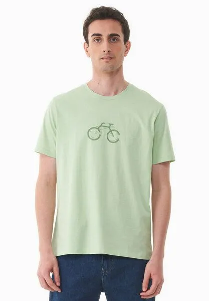 ORGANICATION ORGANICATION T-Shirt aus Bio-Baumwolle, Grün(foam green), – Produktbild 1 von 4