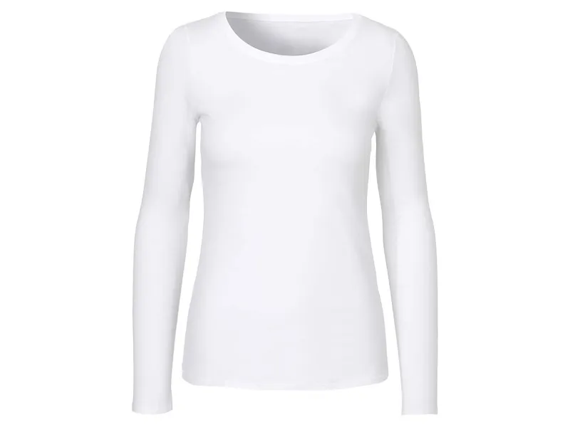 Neutral Neutral Bio-Damen-Langarmshirt mit Rundhalsaussschnitt weiß, Gr. L – Produktbild 1 von 1