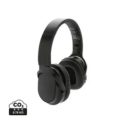 XD Collection XD COLLECTION Elite Faltbarer kabelloser Kopfhörer aus RCS Kunststoff, schwarz – Produktbild 1 von 1