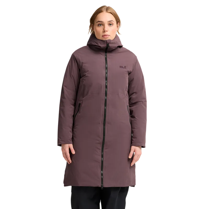 Jack Wolfskin Jack Wolfskin Fiora Bay Coat Women Wasserdichter Daunenmantel Damen 2XL purple, Sheer plum, – Produktbild 1 von 2