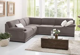 Home affaire Ecksofa Telos mit Boxspring Unterfederung für hohen Komfort, L-Form, mit Boxspring-Federung für tollen Sitzkomfort. Zeitlos und komfortabel – Produktbild 1 von 1