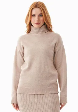 ORGANICATION ORGANICATION Rollkragenpullover aus Bio-Baumwoll Mix – Produktbild 1 von 1